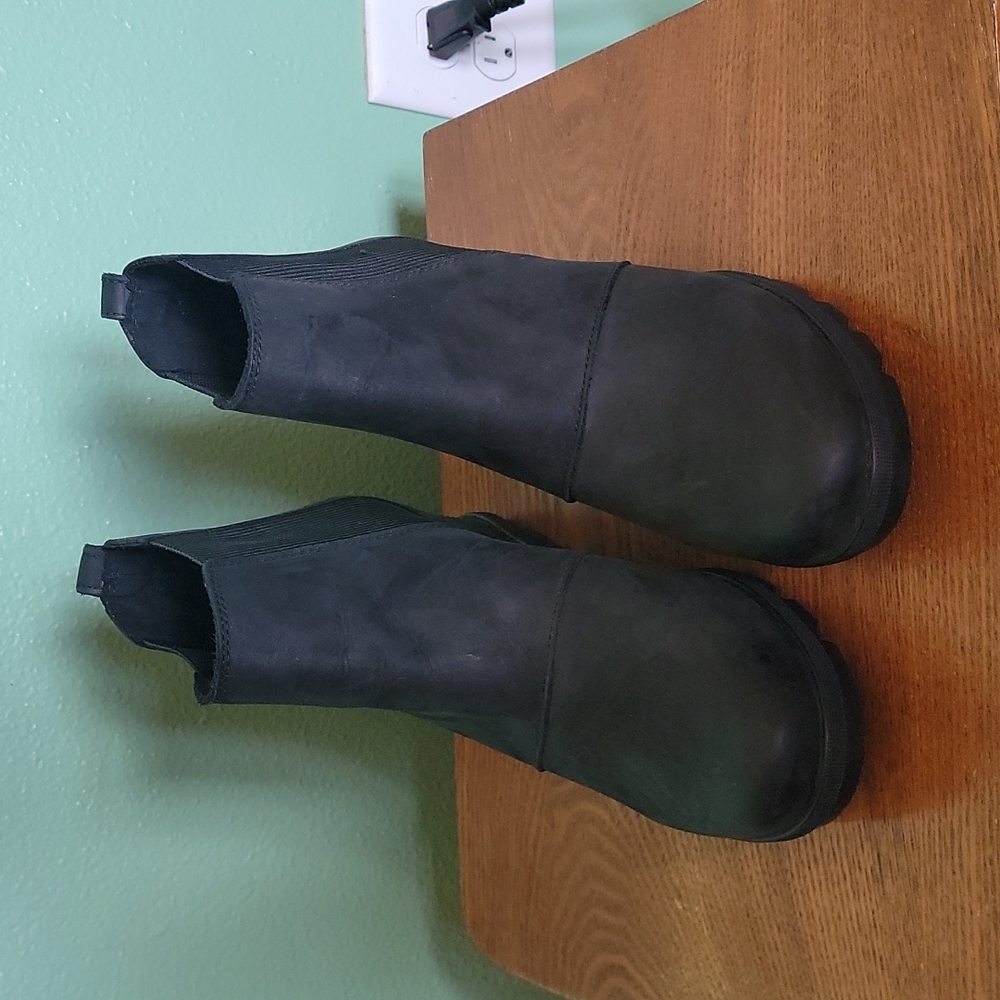 Sorel Black Ankle Boots